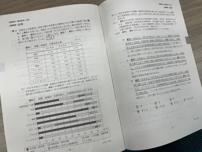 Đề thi chung về người nước ngoài sống tại Nhật