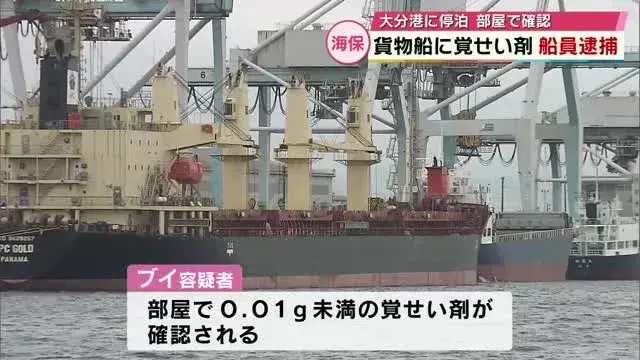 Thuyền viên Việt Nam bị bắt vì tàng trữ ma túy trên tàu hàng